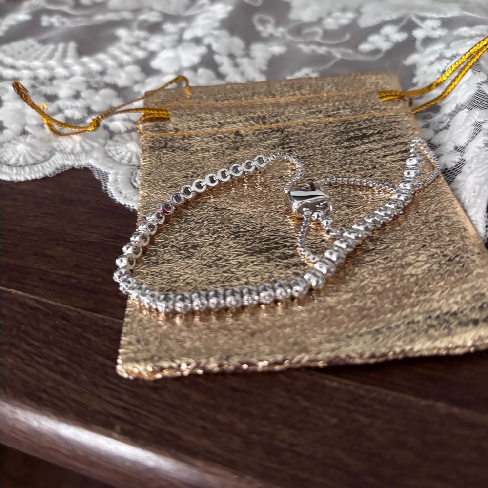 1/2 carat diamond adjustable bolo slide bracelet